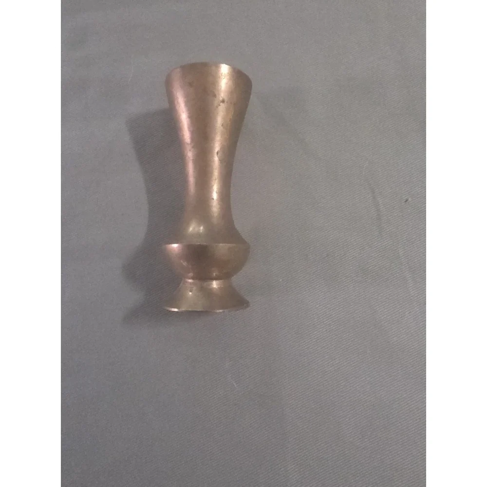 small vintage brass vase 3